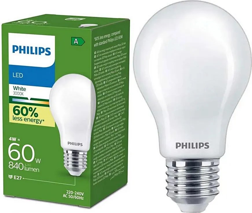 Lampadina LED ULTRAEFFICIENT Philips A60 E27/4W/230V 3000K