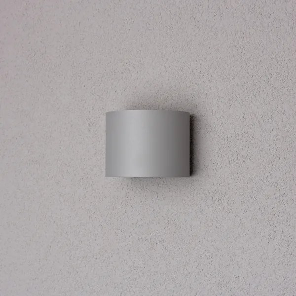 Brilagi - Applique a LED da esterno RONDO LED/6W/230V grigio IP54