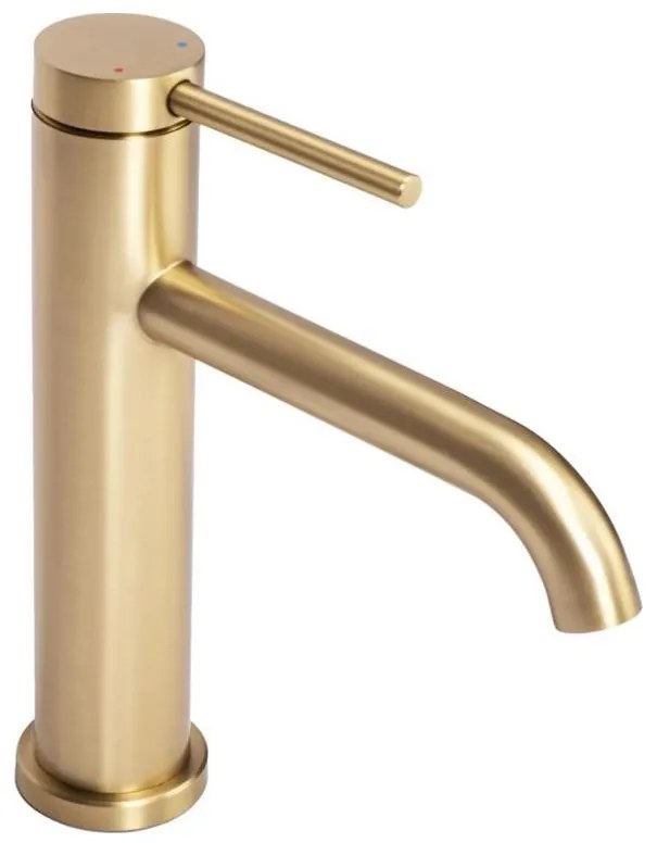 REA-B5323 - Miscelatore per lavabo CLIF 20,5 cm, finitura oro spazzolata