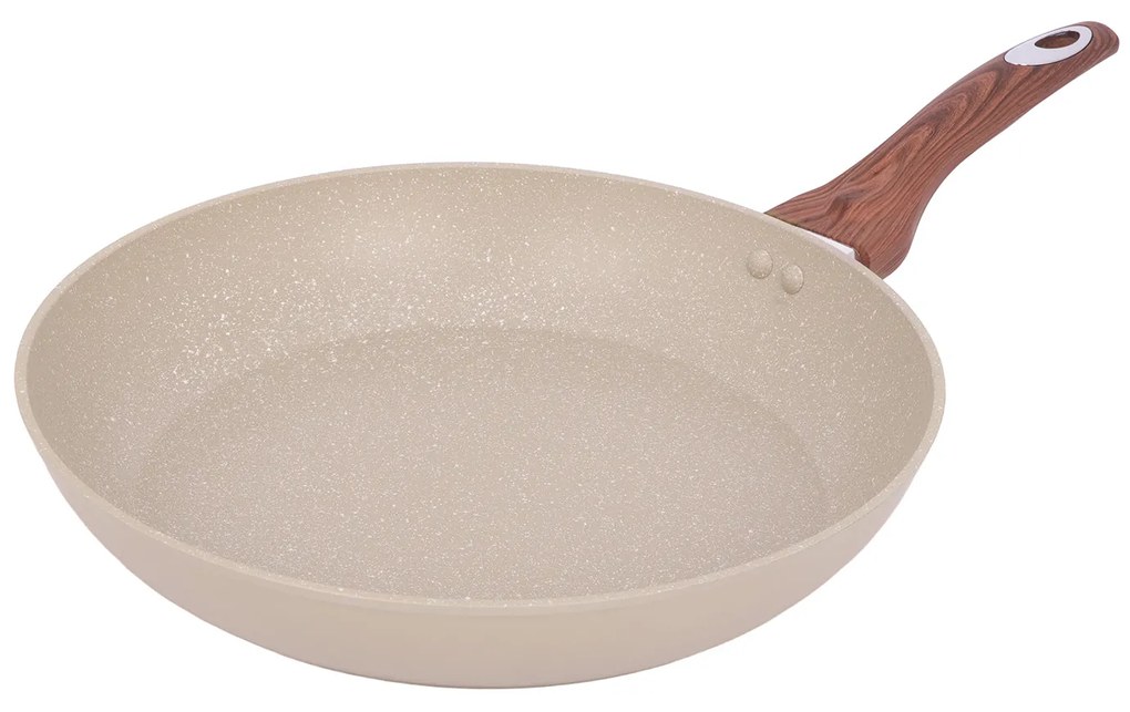 Padella antiaderente 30 cm taupe Kolors