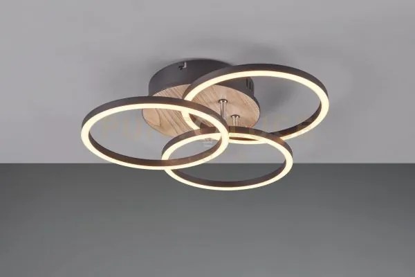Circle plafoniera led 27w 3200lm, 2700 - 6000k 3 cerchi orientabili...