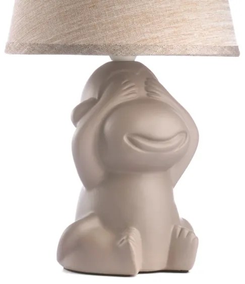 ONLI - Lampada da tavolo MONKEY 1xE14/6W/230V marrone