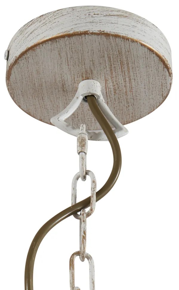 Lampadario classico color crema a 5 luci - Giuseppe