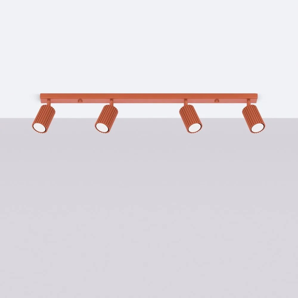 Faretto color mattone 6,5x81 cm Gleam – Sollux