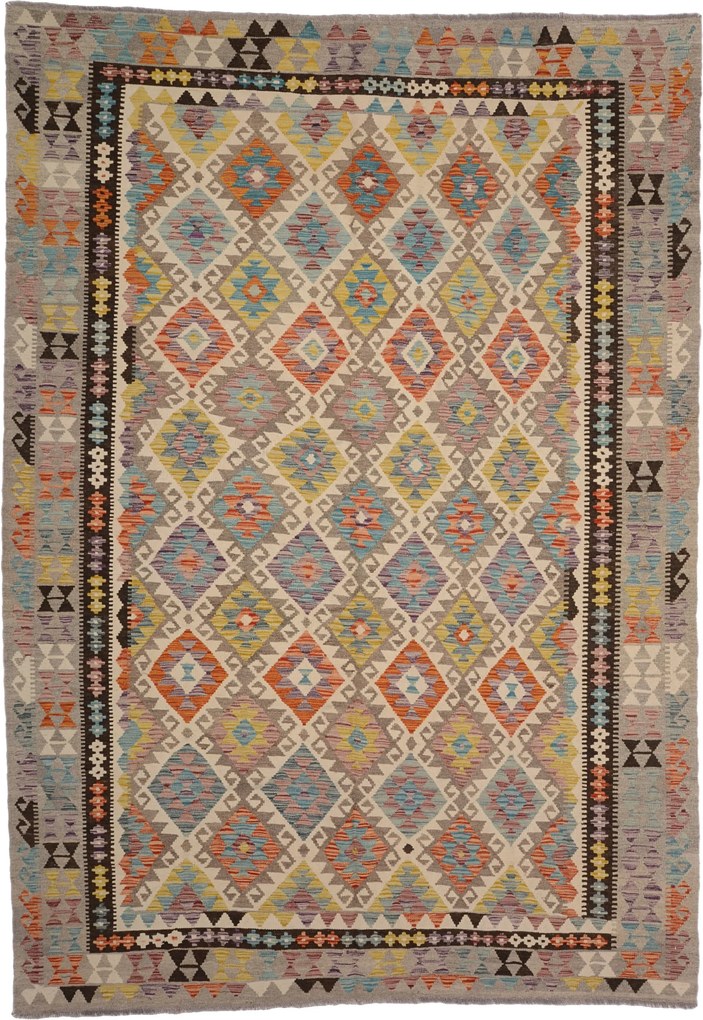 Kilim Tappeto orientale 210x290 (Pakistan) Annodato A Mano