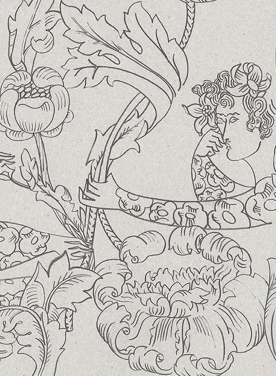 BoråsTapeter Carta da parati Floral Dream - 2064