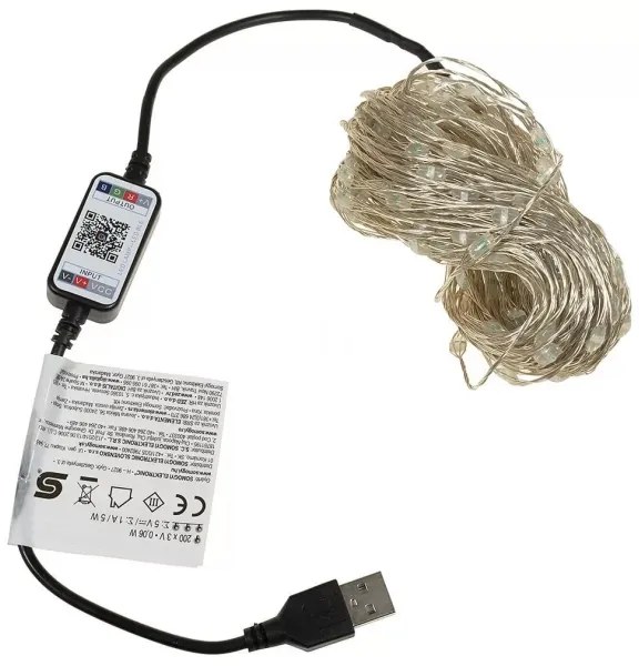 LED RGB Catena di Natale dimmerabile 100xLED/29 funzioni 10,4m