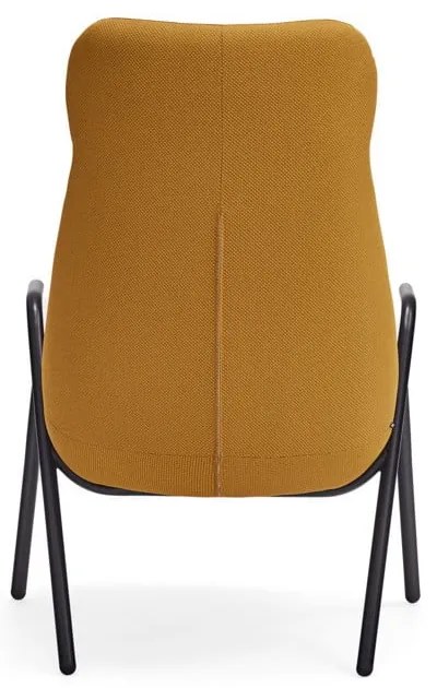 Poltrona gialla , altezza 114 cm Dins - Teulat