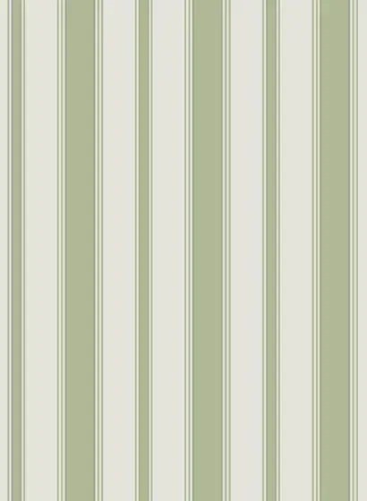 Cole & Son Carta da parati Cambridge Stripe - Leaf Green