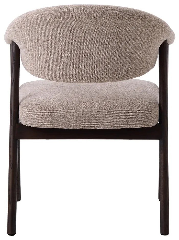 Set di sedie da pranzo beige in rovere massiccio con braccioli 2 pz Elk – Unique Furniture