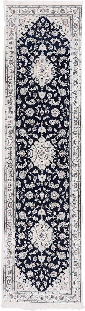 Nain Tappeto persiano 300 x 80 (Iran) Annodato A Mano