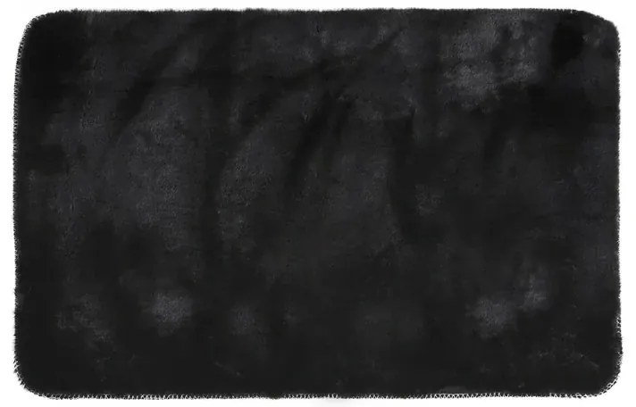 Tappeto doccia nero antiscivolo 40x60 cm in poliestere