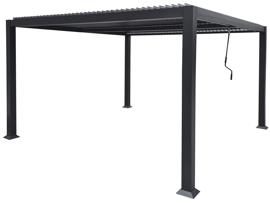 Pergola bioclimatica 3x4 m Elle grigia