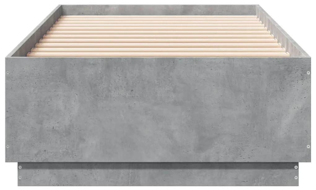 Giroletto grigio cemento 90x200 cm in legno multistrato