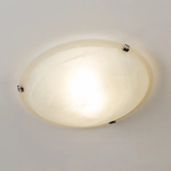 Redo 05-391 - Plafoniera VIRGINIA 2xE27/42W/230V Ø 40 cm colore crema