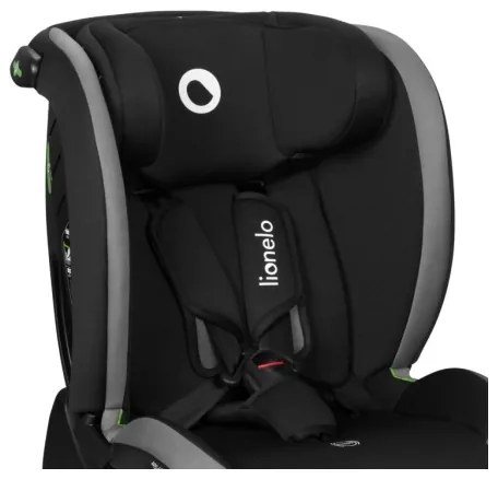 Lionelo - Seggiolino auto AART i-Dimensioni 40-150 cm nero/grigio