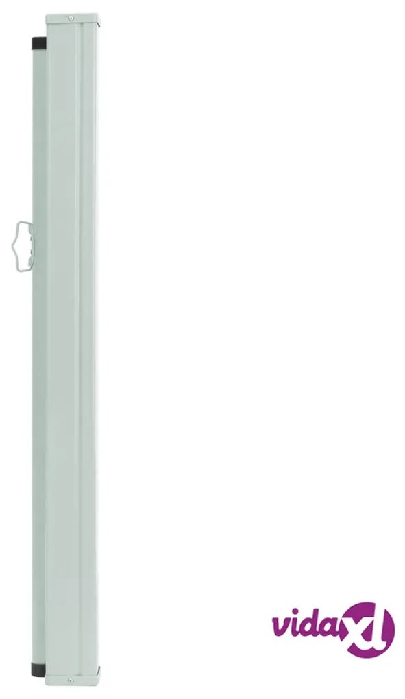 vidaXL Tenda Laterale Retrattile per Patio 100x500 cm Crema