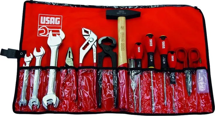 Kit di utensili assortiti USAG U06300010, 19 pezzi