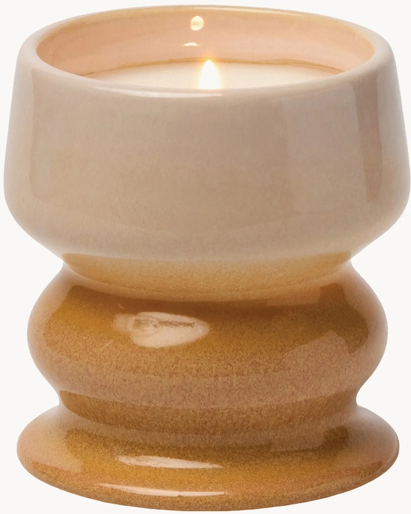 Candela profumata in ceramica Melt Ombre (pistacchio affumicato)