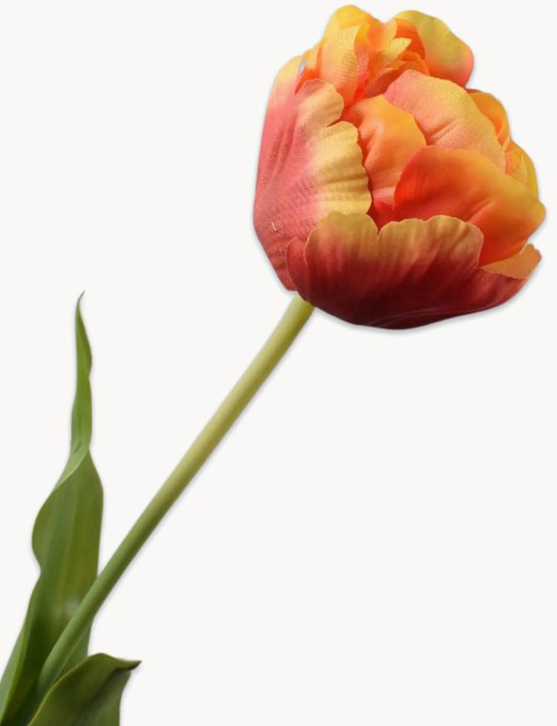 Set di 3 fiori artificiali fatti a mano Tulip