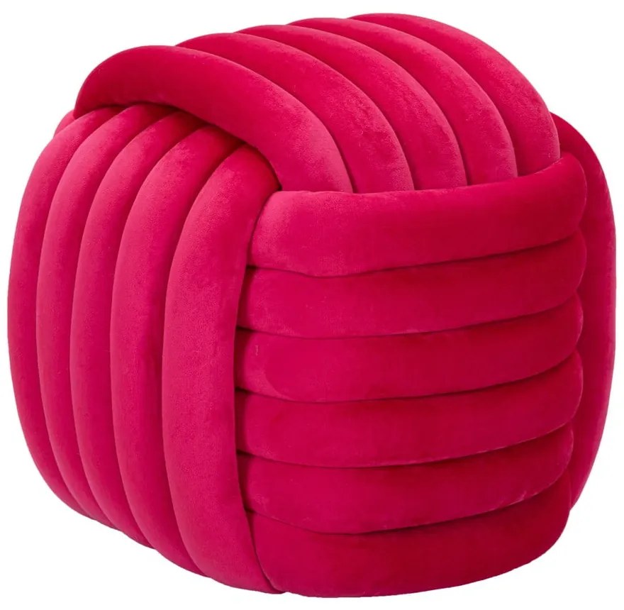 Poggiapiedi in velluto rosa Softy - Mauro Ferretti