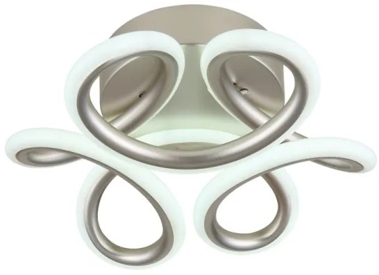 Globo 67386-24S - Lampada LED da soffitto MELISAND 24W/230V pr. 26 cm cromo opac