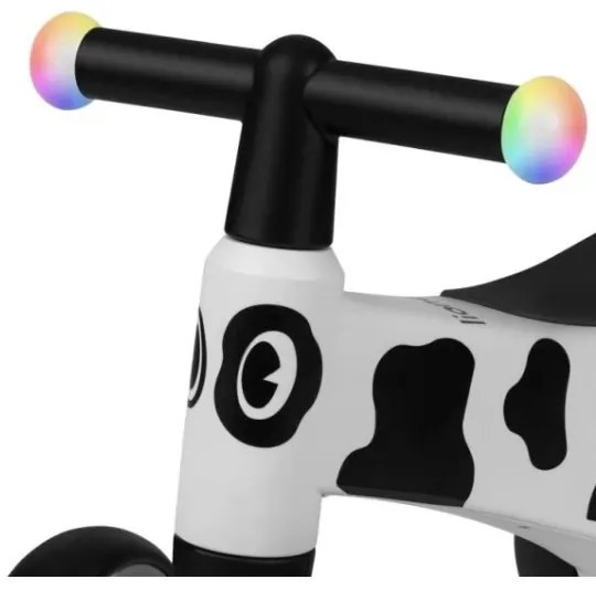 Lionelo - Bici a spinta SAMMY nero/bianco