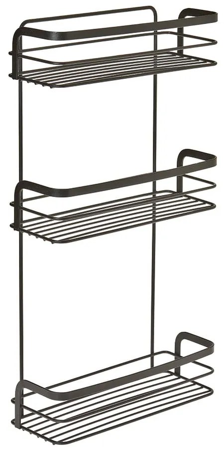 Scaffale da bagno nero a tre livelli Origin - Metaltex