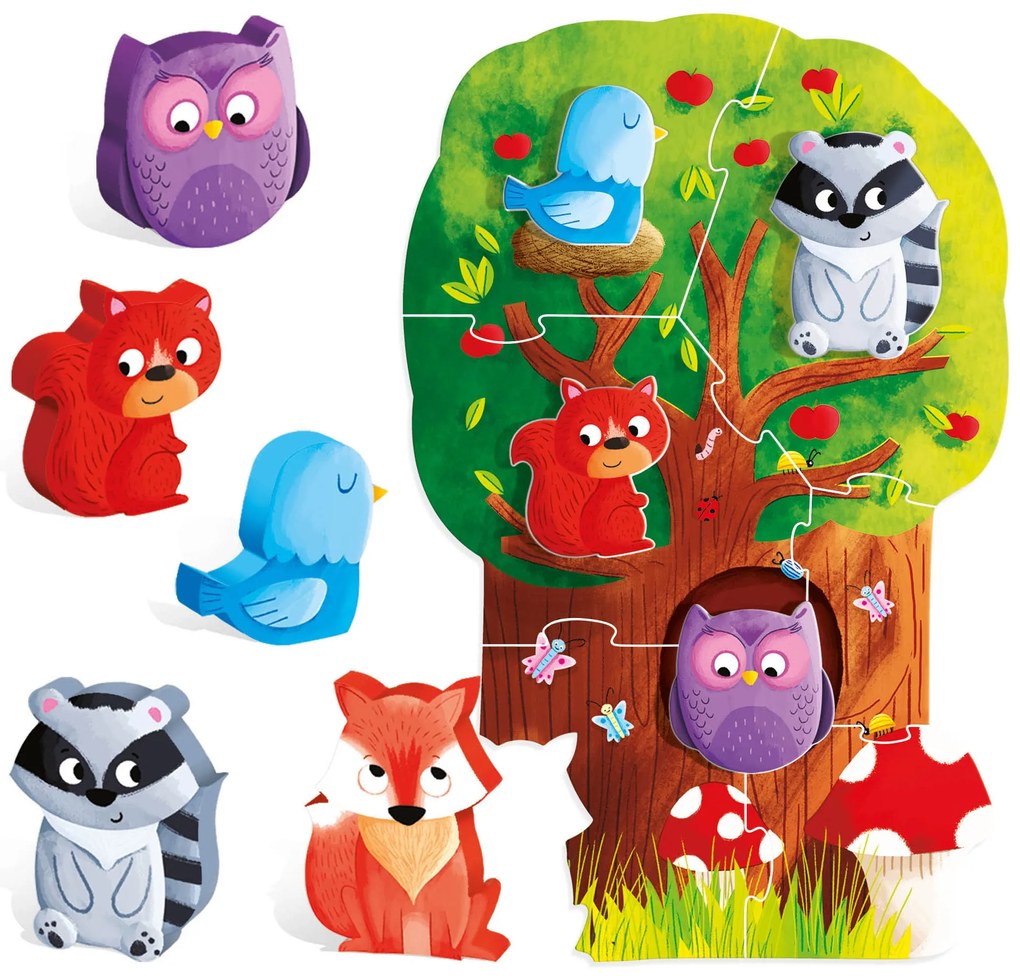 HEADU: Montessori - First Puzzle the Forest