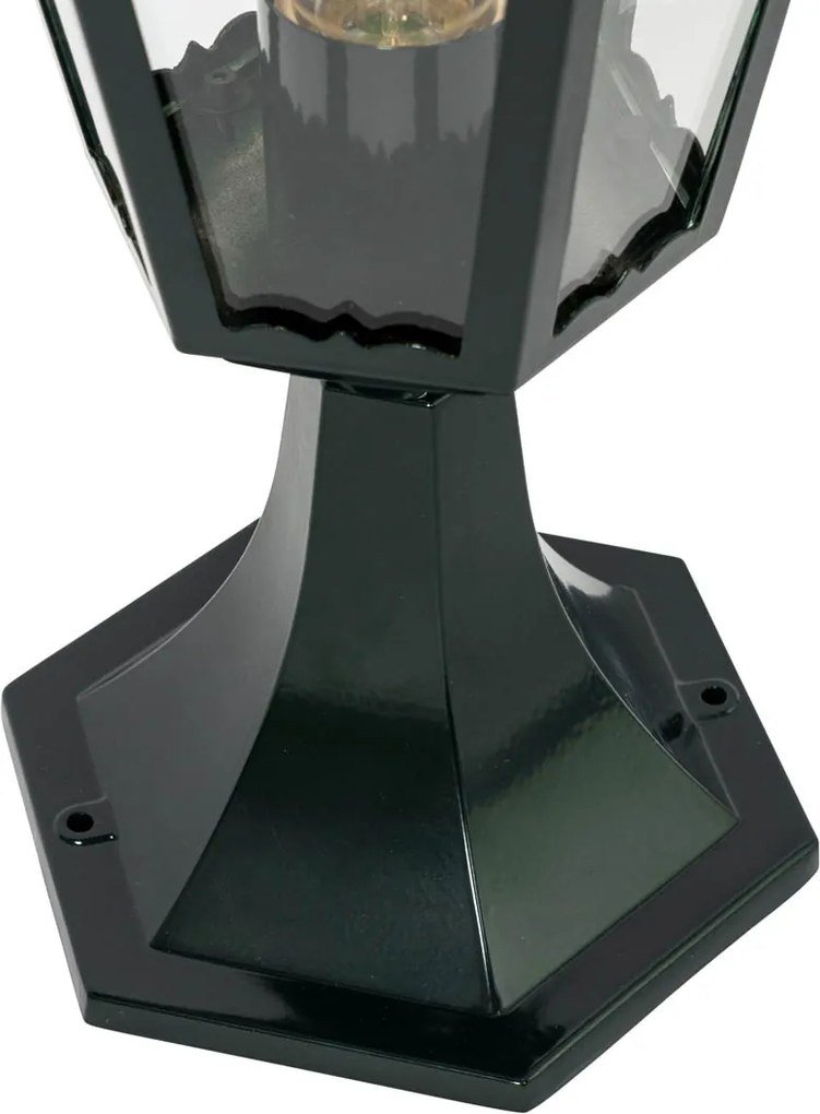 Base lanterna classica da esterno verde scuro IP44 - New Orleans