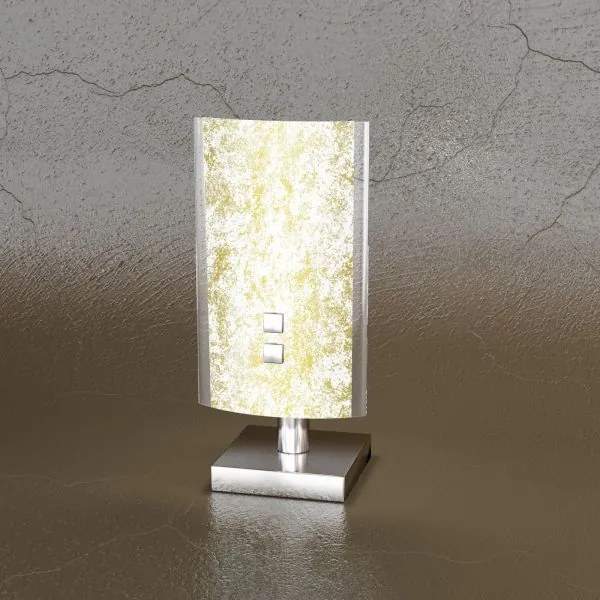 Shadow portatile 1 luce foglia oro 1088-p-fo