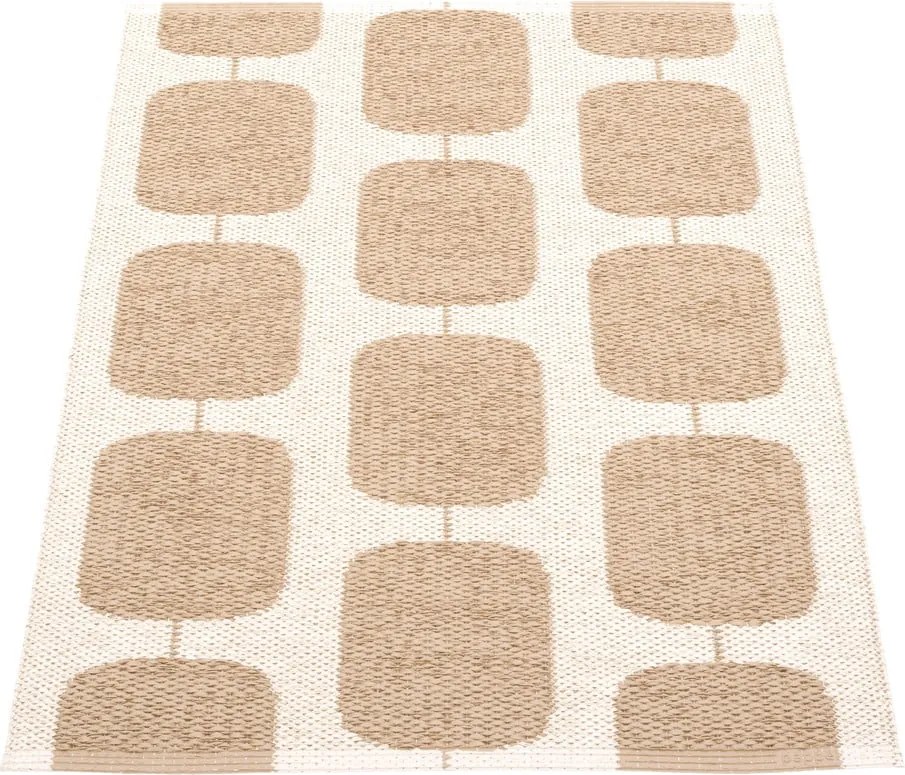 Tappeto da interno/esterno beige/color crema 70x100 cm Sten Light Nougat – Pappelina