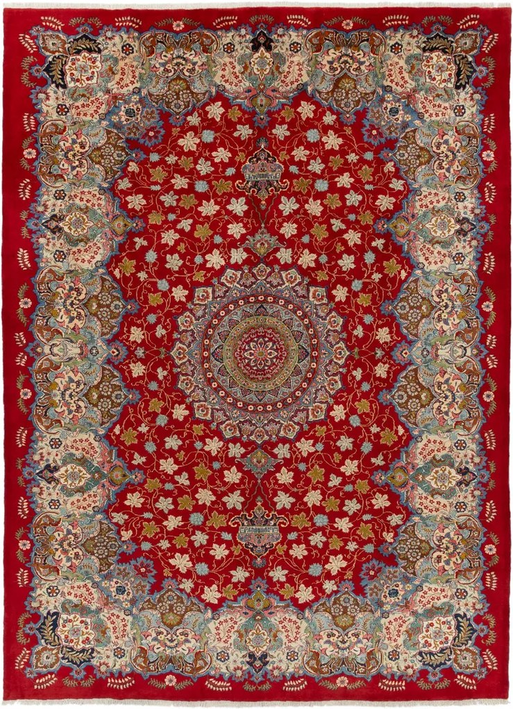 Kashan Tappeto 430 x 300 (Iran) Annodato A Mano
