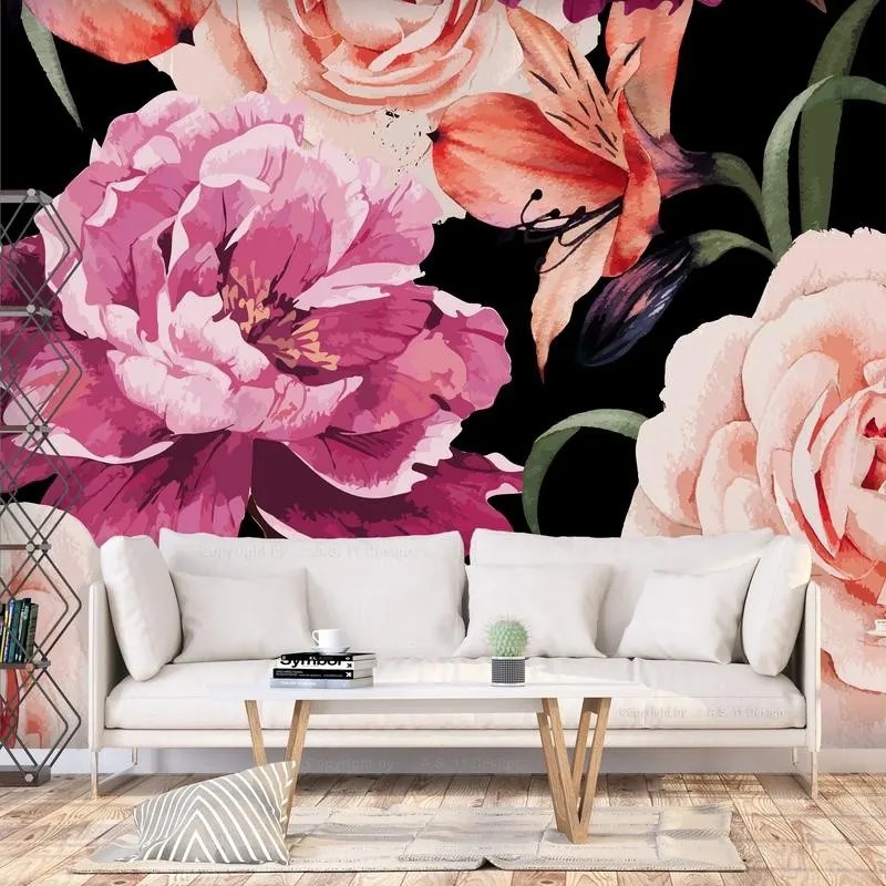 Fotomurale adesivo  Roses of Love  Larghezza x Altezza Home decor 392x280