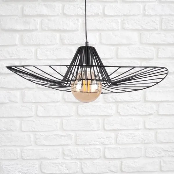 Lampadario su corda ABANO 1xE27/20W/230V