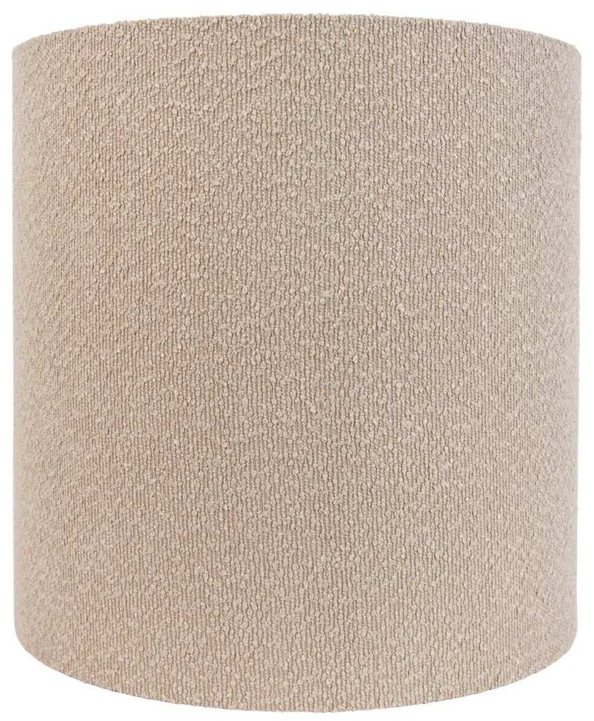 Paralume in tessuto beige con tessuto Teddy 40/40/40