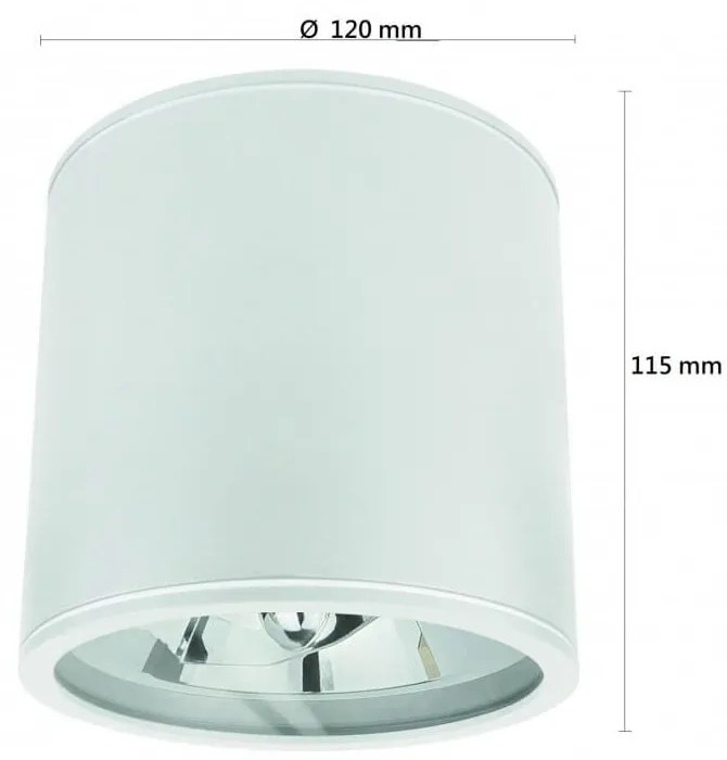 Applique da soffitto IP65 - Bianca Colore del corpo Bianco