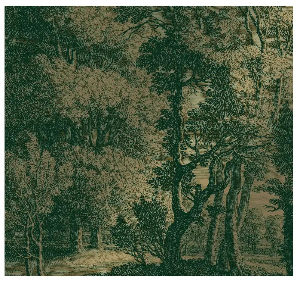 KEK Amsterdam Carta da parati panoramica Engraved Landscapes Gold 16 - L