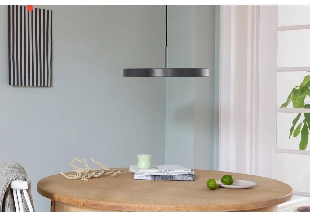 Antracite Apparecchio a sospensione LED con paralume in metallo ø 43 cm Asteria Medium - UMAGE