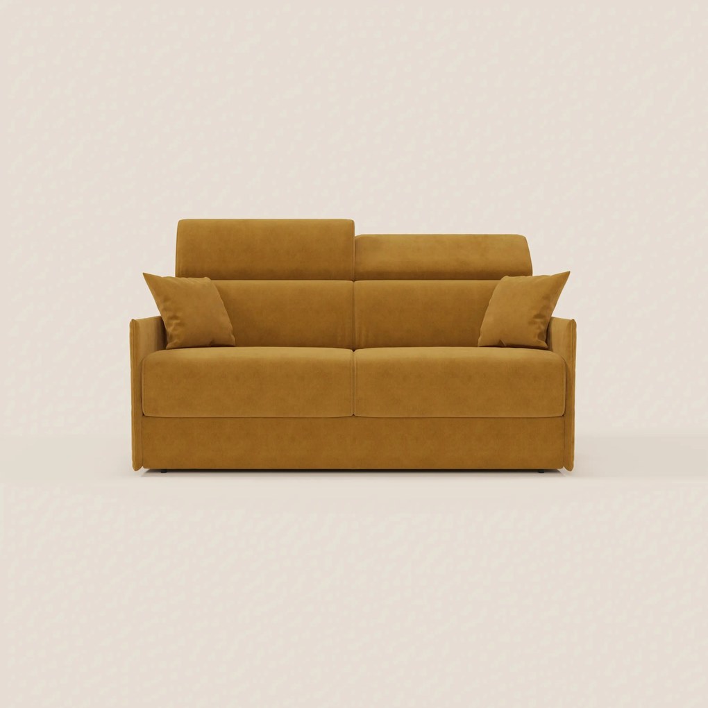 Miryam Divano letto con poggiatesta reclinabili e comfort maxi - design compatto in morbido tessuto smacchiabile T31