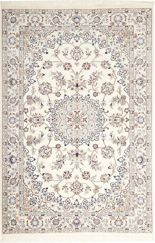 Nain Tappeto persiano 200 x 130 Beige (Iran) Annodato A Mano