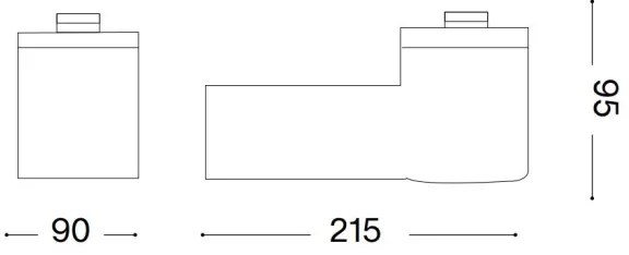 Ideal Lux - Applique da esterno CLIO 1xE27/42W/230V IP44 nero