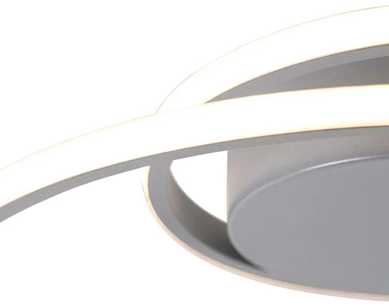 Plafoniera di design in acciaio con LED a 3 livelli di dimmer - Krula