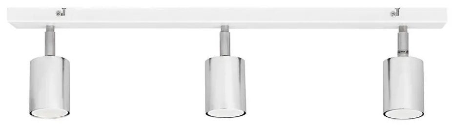 Faretto LED TUNE 3xGU10/4,8W/230V cromo opaco/bianco