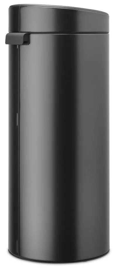 Bidone per rifiuti in acciaio grigio scuro touch 30 l Touch Bin - Brabantia
