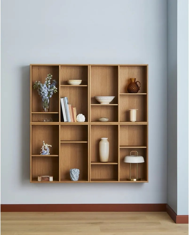 Libreria effetto rovere da parete 140x140 cm Mistral - Hammel Furniture