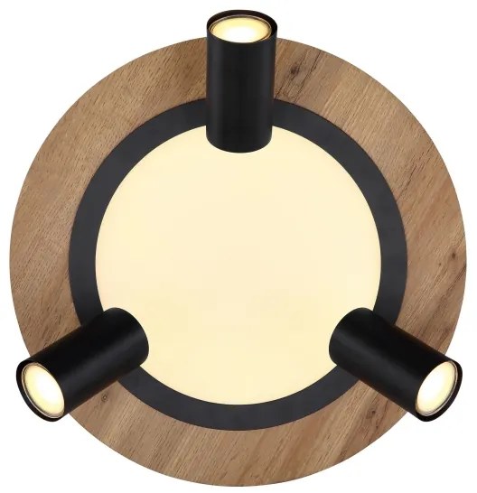 Globo 67307D - Faretto LED KASSU 3xGU10/5W + LED/15W/230V