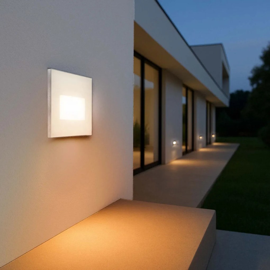 Segnapasso LED per Scatola 503 3.5W IP65 - Antiabbagliamento Colore Bianco Naturale 4.200K