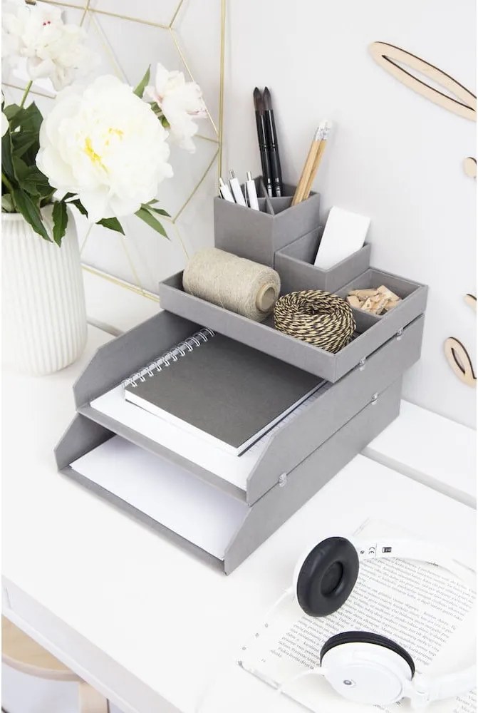 Organizer in cartone per documenti in set da 2 Hakan - Bigso Box of Sweden