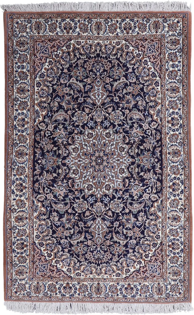 Nain Tappeto 190 x 130 (Iran) Annodato A Mano